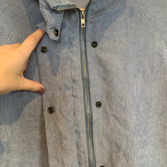 Zaful commanding officer corduroy blue - Picture 9 of 9